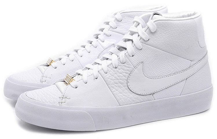 Nike Blazer QS Mid Gold Buckle White — фото 5