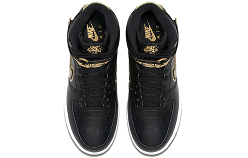 Nike Air Force 1 "For the Love of the Game" Black/Metallic — фото 9