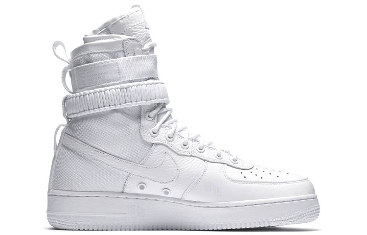 Nike Air Force 1 SF Triple White — фото 7