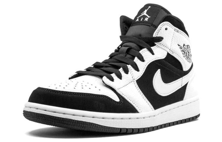 Jordan Air Jordan 1 Mid Black White Panda — фото 6