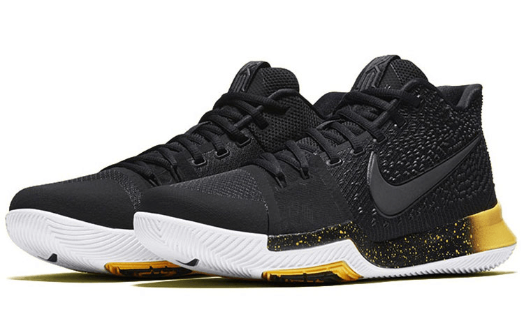 Nike Kyrie 3 Black Yellow — фото 8