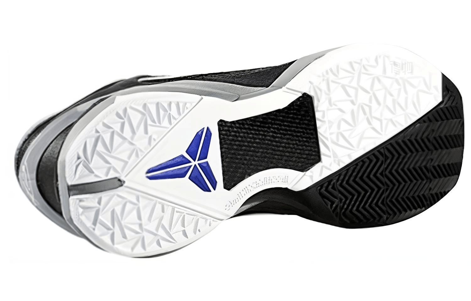 Nike Zoom Kobe 7 Black White Wolf Grey — фото 9