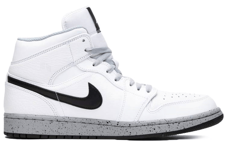 Jordan Air Jordan 1 Mid White Cement — фото 6