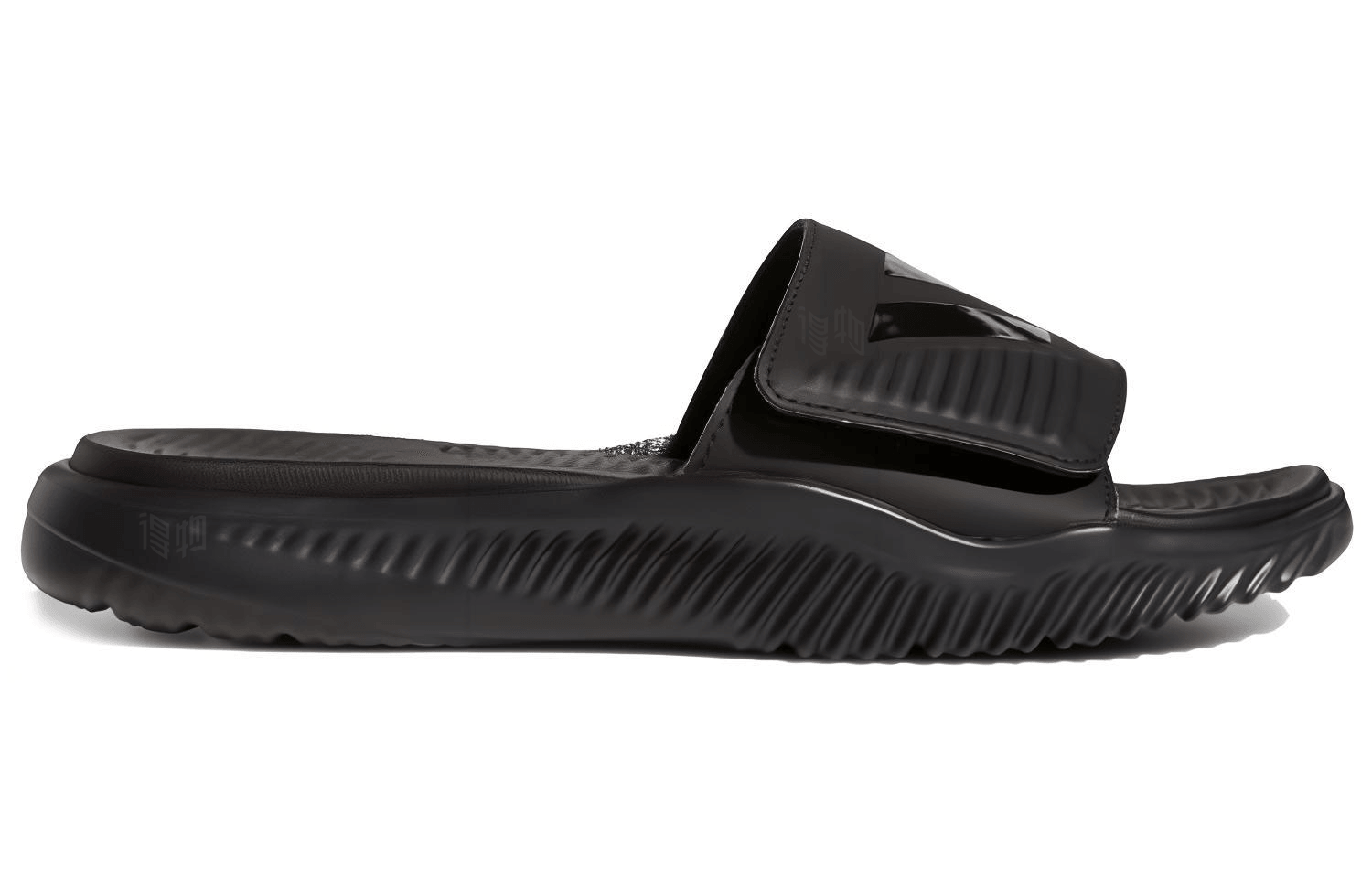 Adidas AlphaBounce Black Slides — фото 8