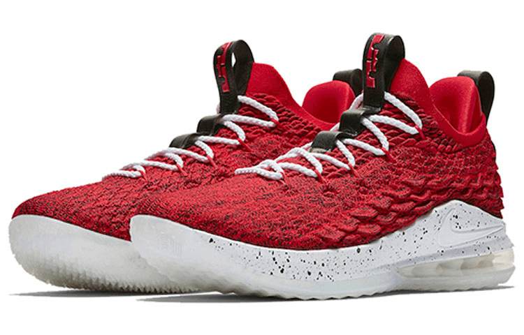 Nike Lebron 15 Low University Red — фото 7