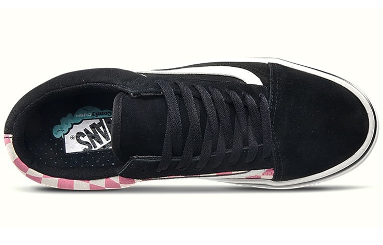 Vans Old Skool Comfycush Black Pink Checkerboard — фото 2