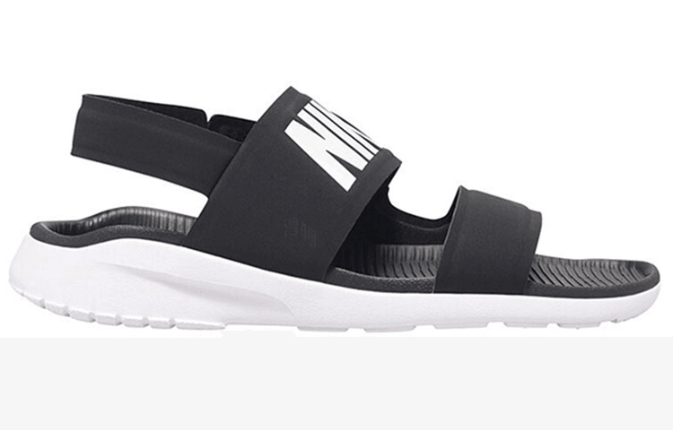 Nike Tanjun Sandal Black White — фото 6