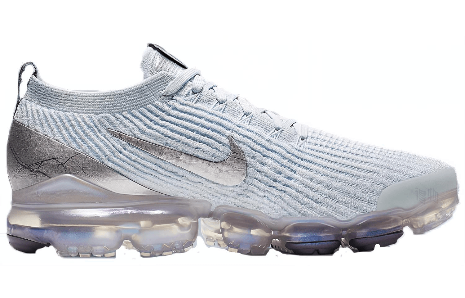 Nike VaporMax Flyknit 3.0 Silver — фото 6