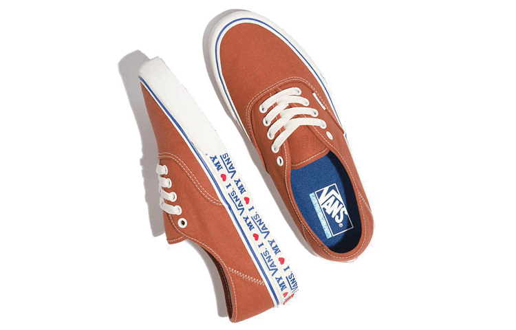 Vans Authentic "I Love My VANS" Orange — фото 6