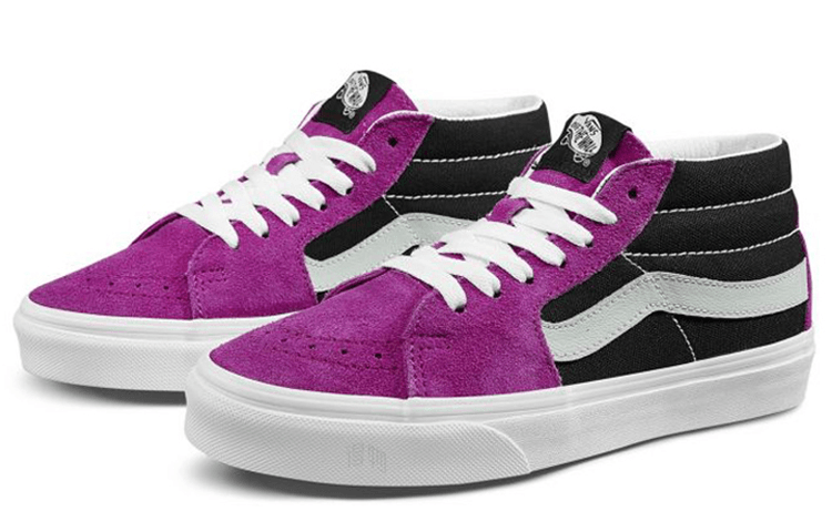 Vans SK8 Mid Black Purple — фото 5
