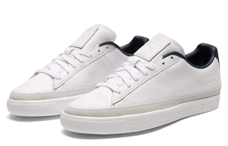 Puma Basket Trim Block White — фото 7