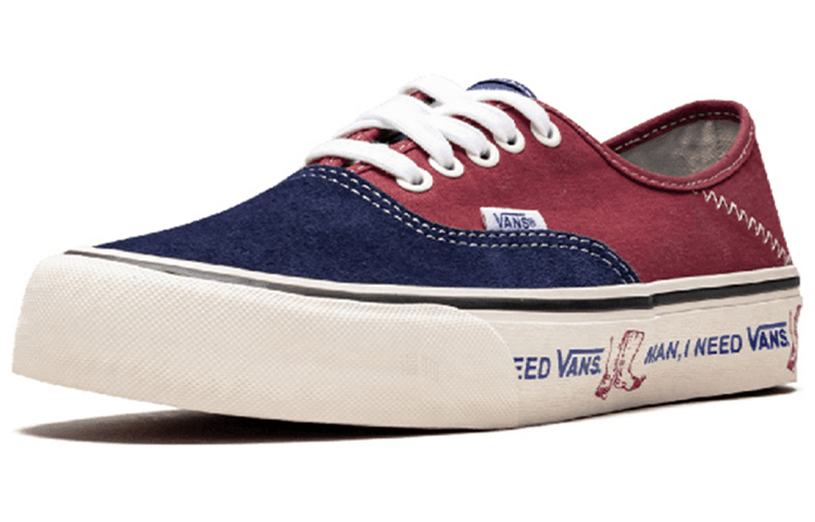 Vans Authentic Brown Blue — фото 5