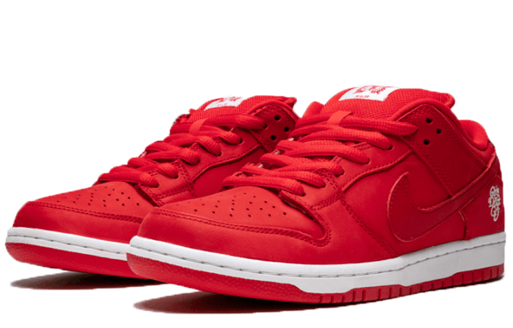 Nike Dunk SB Verdy Girls Don't Cry Osaka Exclusive Low Red White — фото 5