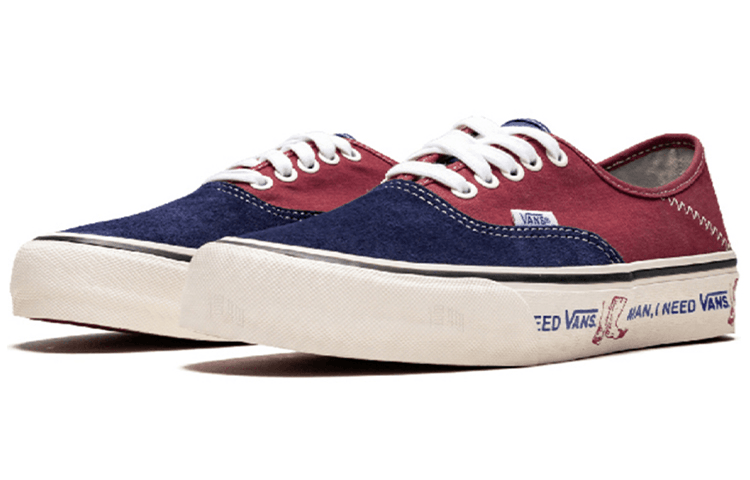 Vans Authentic Brown Blue — фото 6