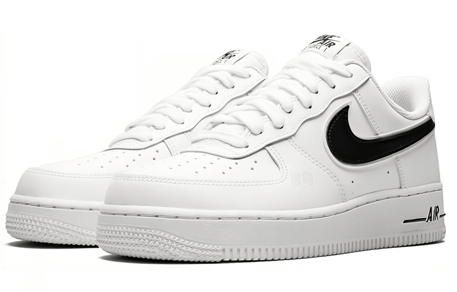 Nike Air Force 1 '07 Low Black Swoosh — фото 8