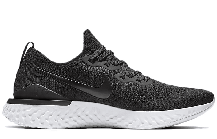 Nike Epic React Flyknit 2 White Black — фото 6