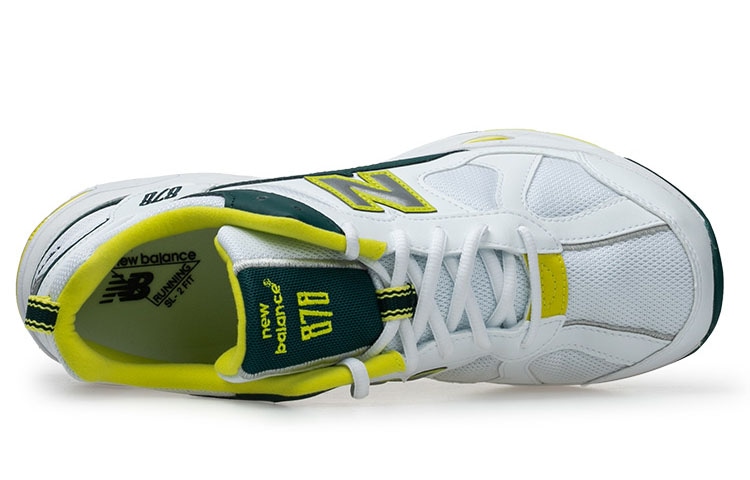New Balance 878 White Green Yellow — фото 7