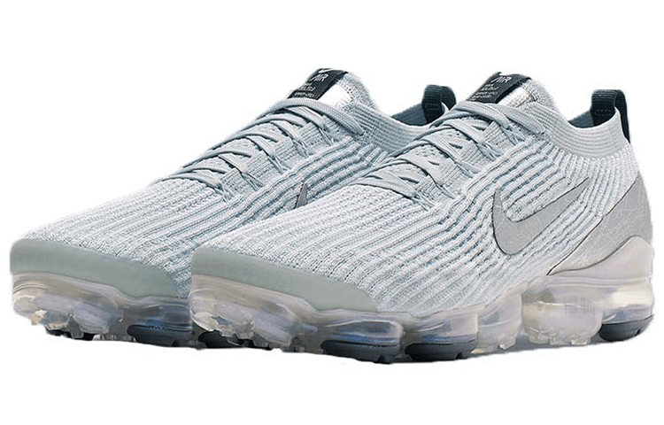 Nike VaporMax Flyknit 3.0 Silver — фото 7