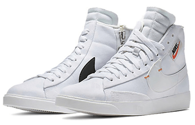 Nike Blazer Rebel Mid White Grey — фото 6