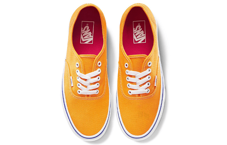 Vans Authentic Orange Yellow — фото 7