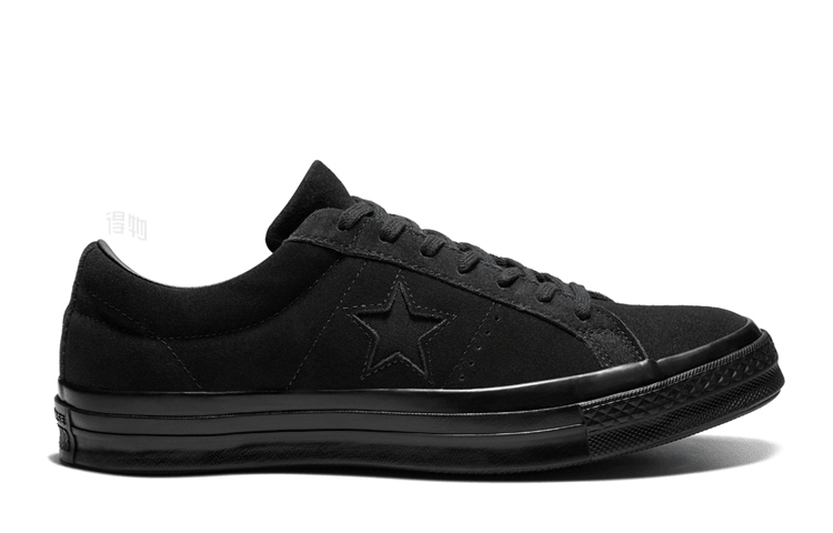 Converse One Star Suede Triple Black Low Top — фото 7
