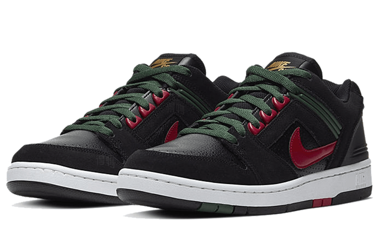 Nike Air Force 2 Low Black Red Green — фото 7