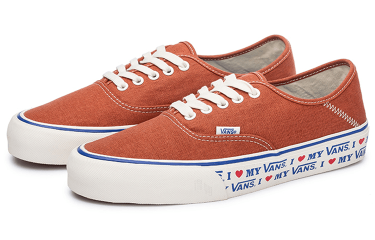 Vans Authentic "I Love My VANS" Orange — фото 5