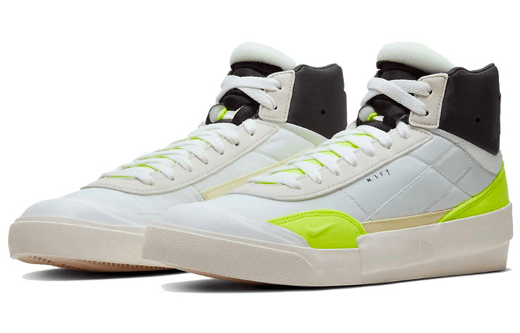 Nike Drop-Type Mid White Green — фото 7