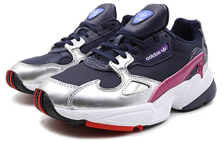Adidas originals Falcon Collegiate Navy Silver Metallic — фото 8