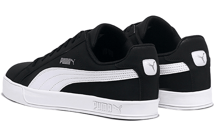 Puma Smash Vulc Black White — фото 7