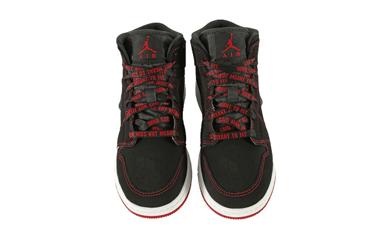 Jordan Air Jordan 1 "Come Fly With Me" GS Black Red — фото 5