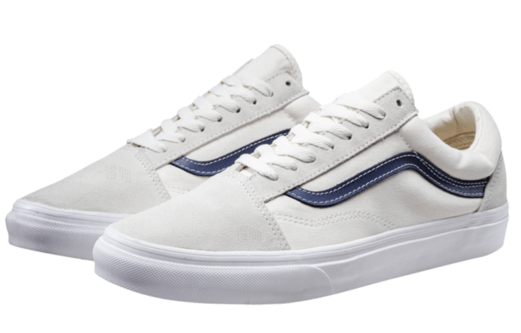 Vans Old Skool Vintage White Blue — фото 6