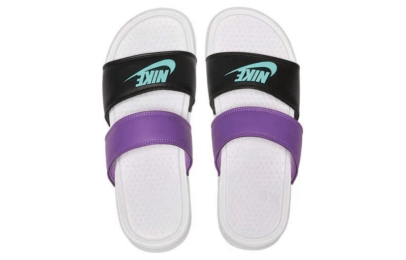Nike Benassi Duo Ultra Black Purple — фото 7