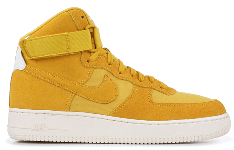 Nike Air Force 1 Suede Yellow Ochre — фото 6