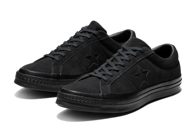Converse One Star Suede Triple Black Low Top — фото 8