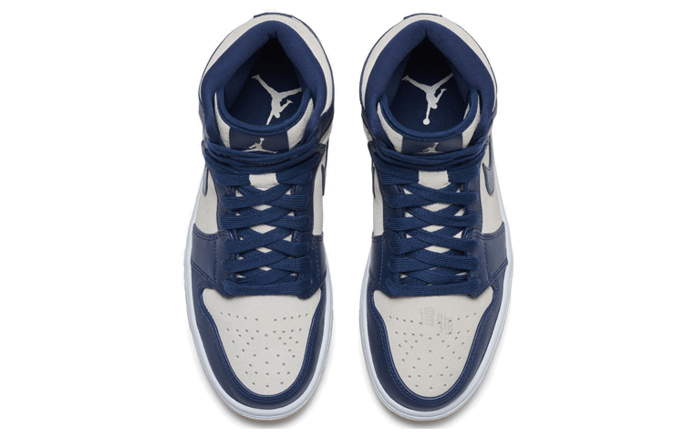Jordan Air Jordan 1 Retro Premium Midnight Navy Light Cream — фото 7