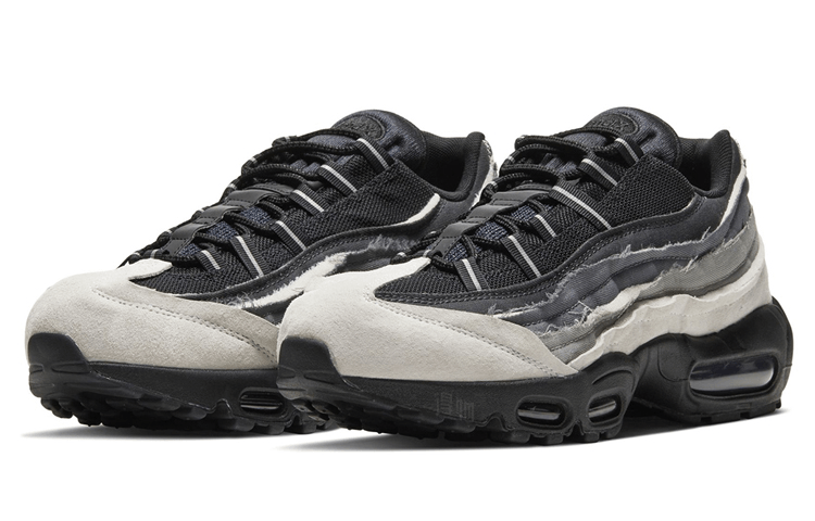 Nike CDG x Nike Air Max 95 Black White Grey — фото 7