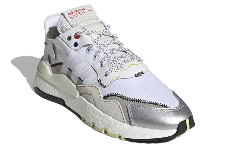 adidas originals adidas Nite Jogger Silver White — фото 7