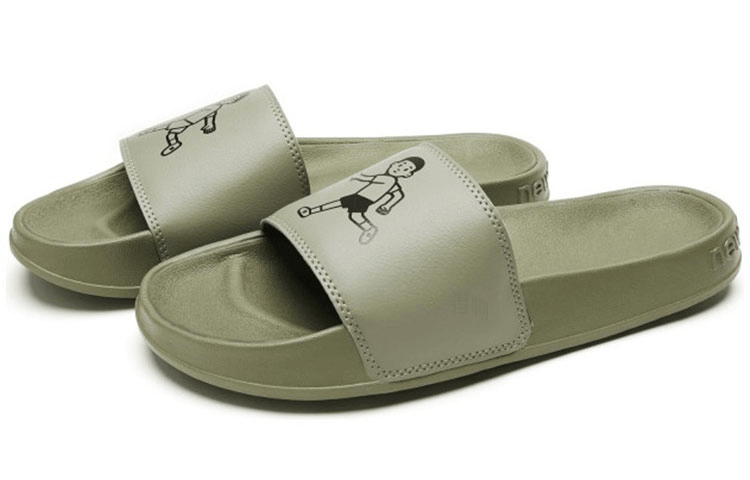 New Balance Slide Dark Green — фото 7