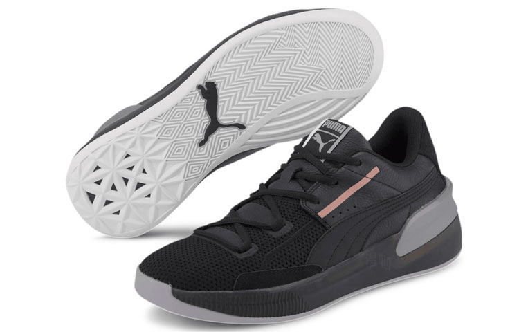 Puma Clyde Hardwood Black Gold — фото 6