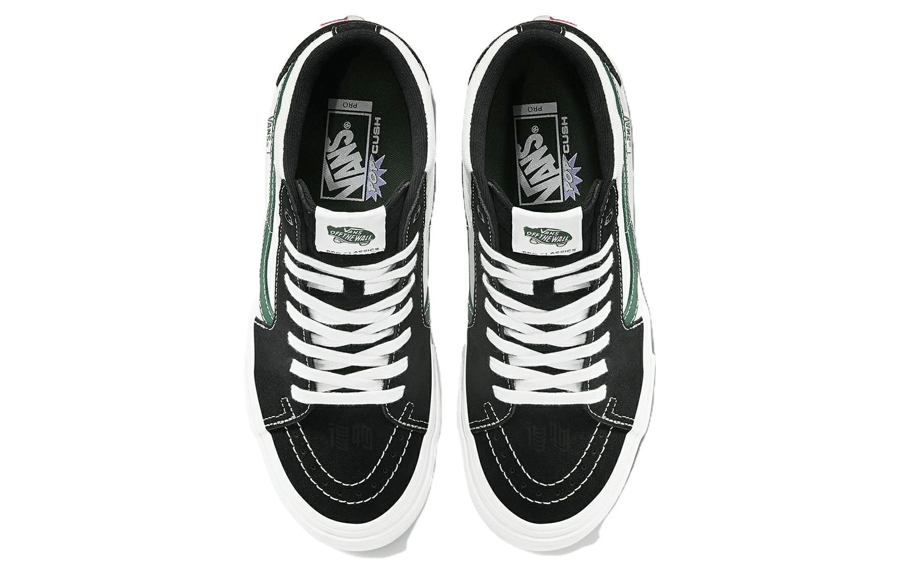 Vans SK8-Hi Black White — фото 7