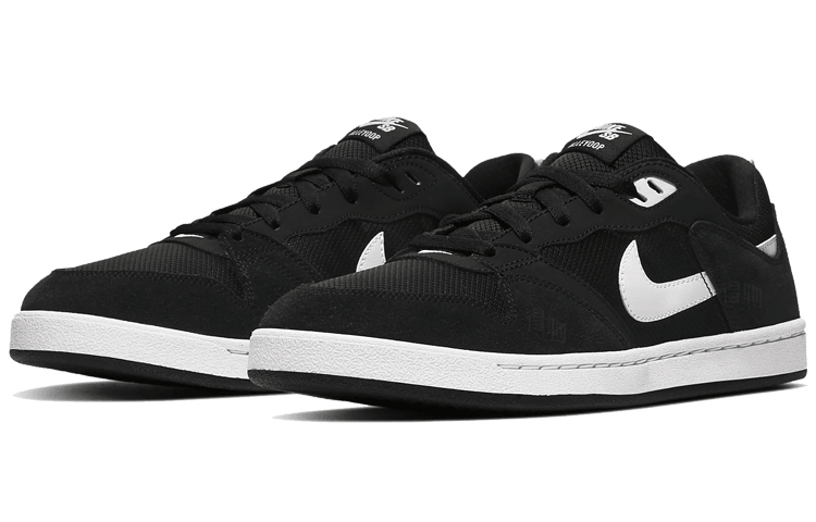 Nike SB Alleyoop Black White — фото 7