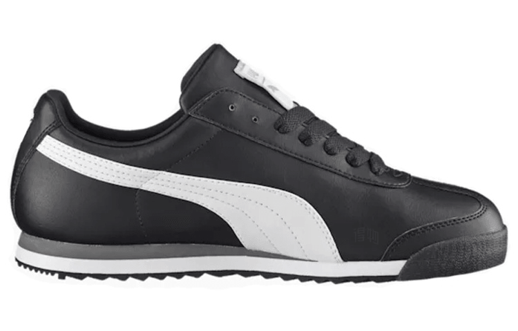 Puma Roma Basic Black White — фото 6