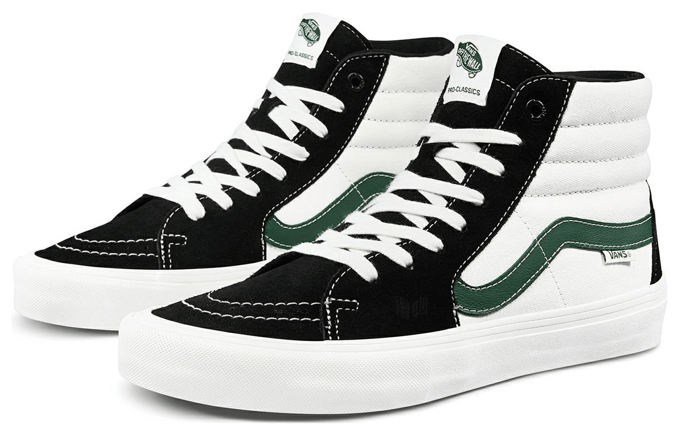 Vans SK8-Hi Black White — фото 6