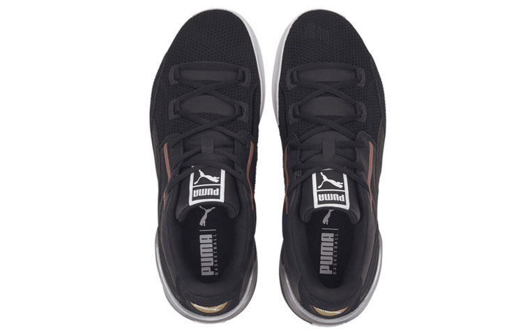 Puma Clyde Hardwood Black Gold — фото 7