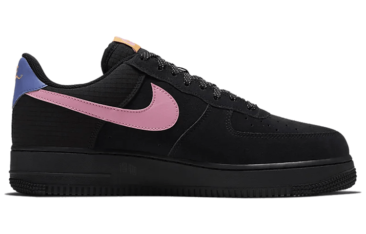 Nike Air Force 1 Low 07 LV8 2 Black Pink — фото 6
