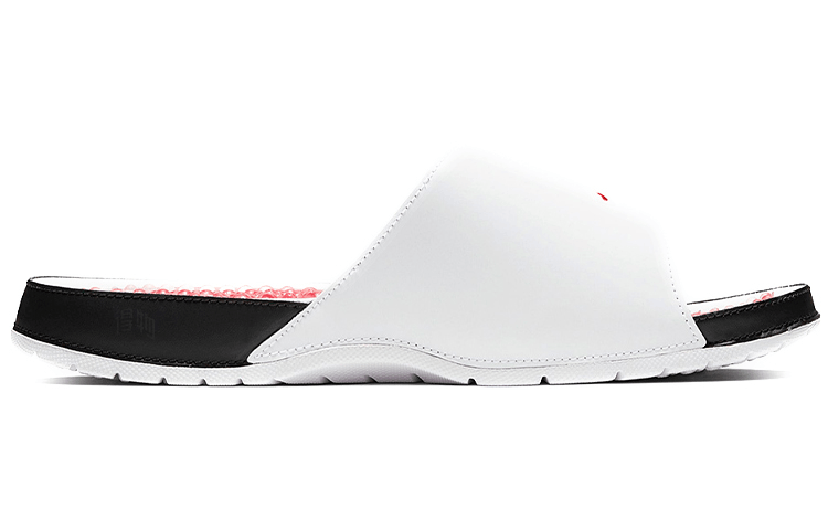 Jordan Hydro 5 Retro Slide White Red — фото 5