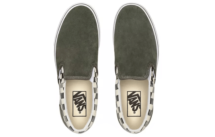 Vans Slip-On Washed Classic Green — фото 6