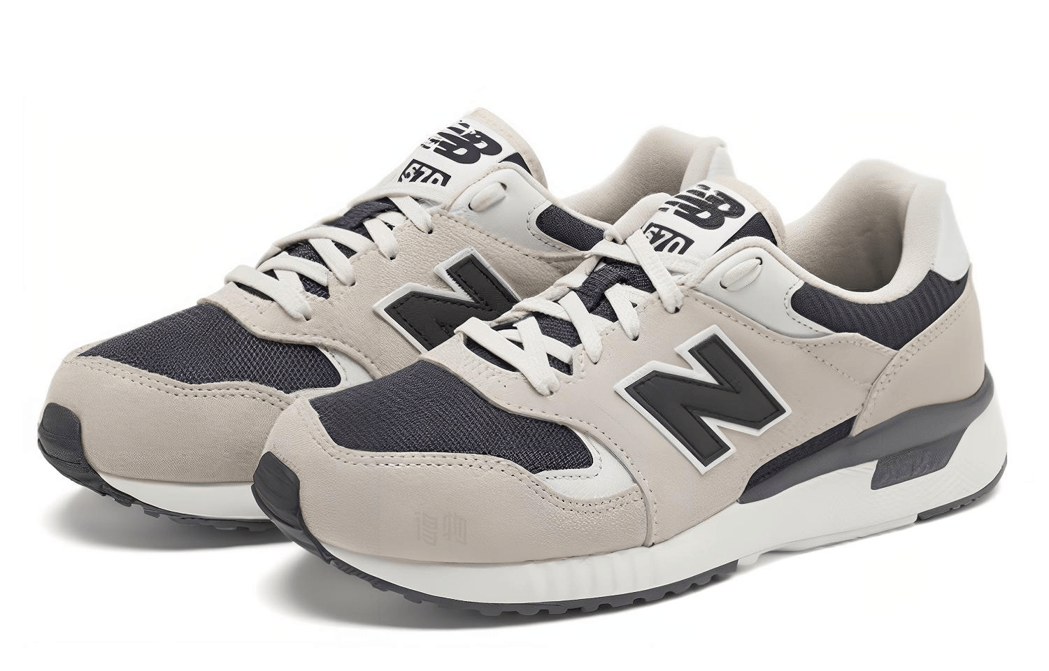 New Balance 570 Off White Black — фото 6