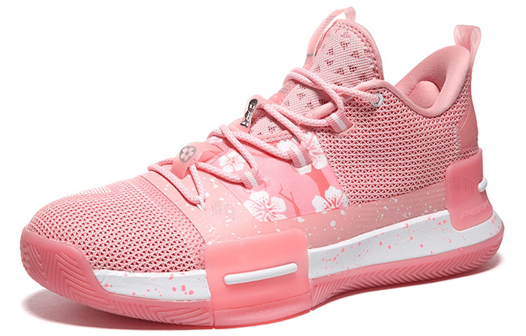 Peak Flash Valentine's Mid Basketball Shoes Women's Sakura Pink — фото 7